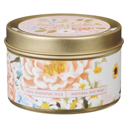 Strength and Dignity Grapefruit Grove Scented Candle in Tin