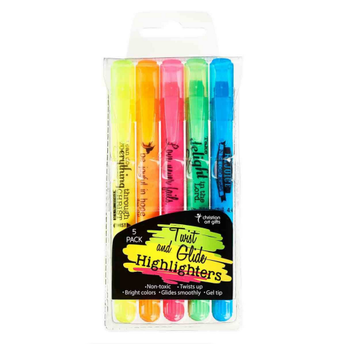 Twist And Glide (Set Of 5)(Highlighter Set)