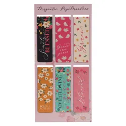Overflowing Grace - Magnetic Bookmarks Set Of 6