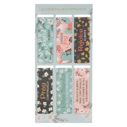 Be Joyful Always Six-Piece Magnetic Bookmark Set