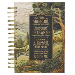 The Lord Is My Shepherd - Hardcover Wirebound Journal